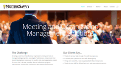 Desktop Screenshot of meetingsavvy.com