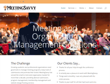 Tablet Screenshot of meetingsavvy.com